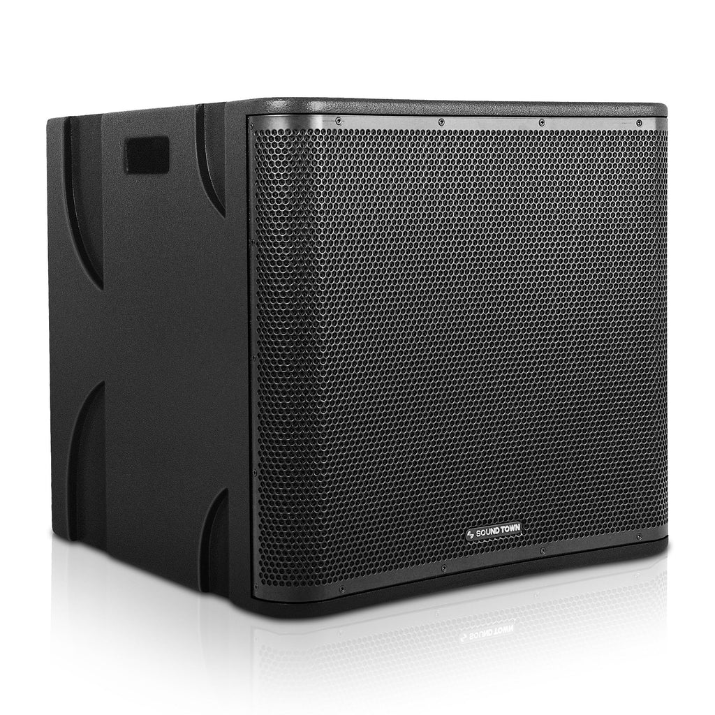 Powered Column Array Speaker System with 18" Subwoofer and Bluetooth H38998