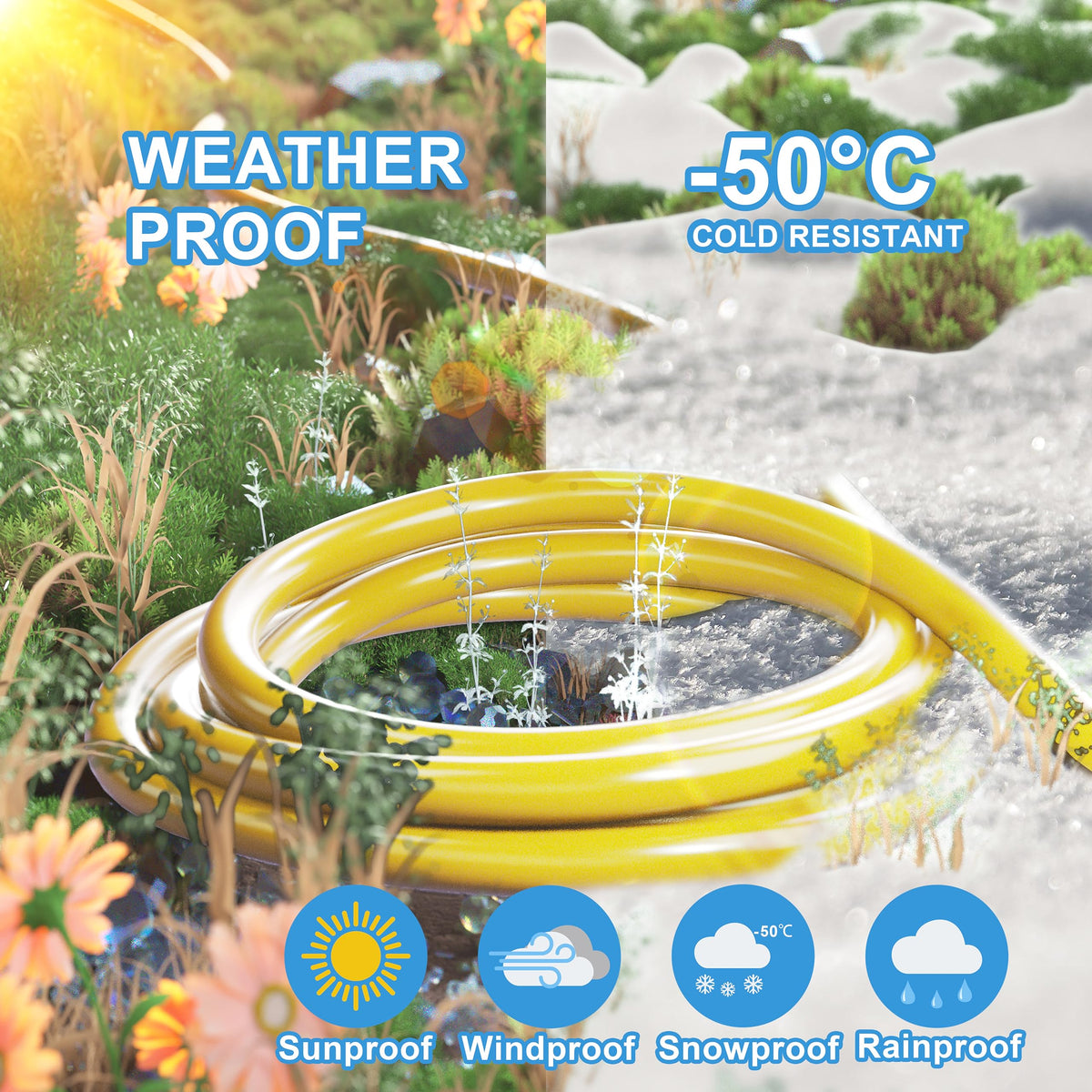 12/3 Gauge Heavy Duty Outdoor Extension Cord 100 FT Waterproof N567017